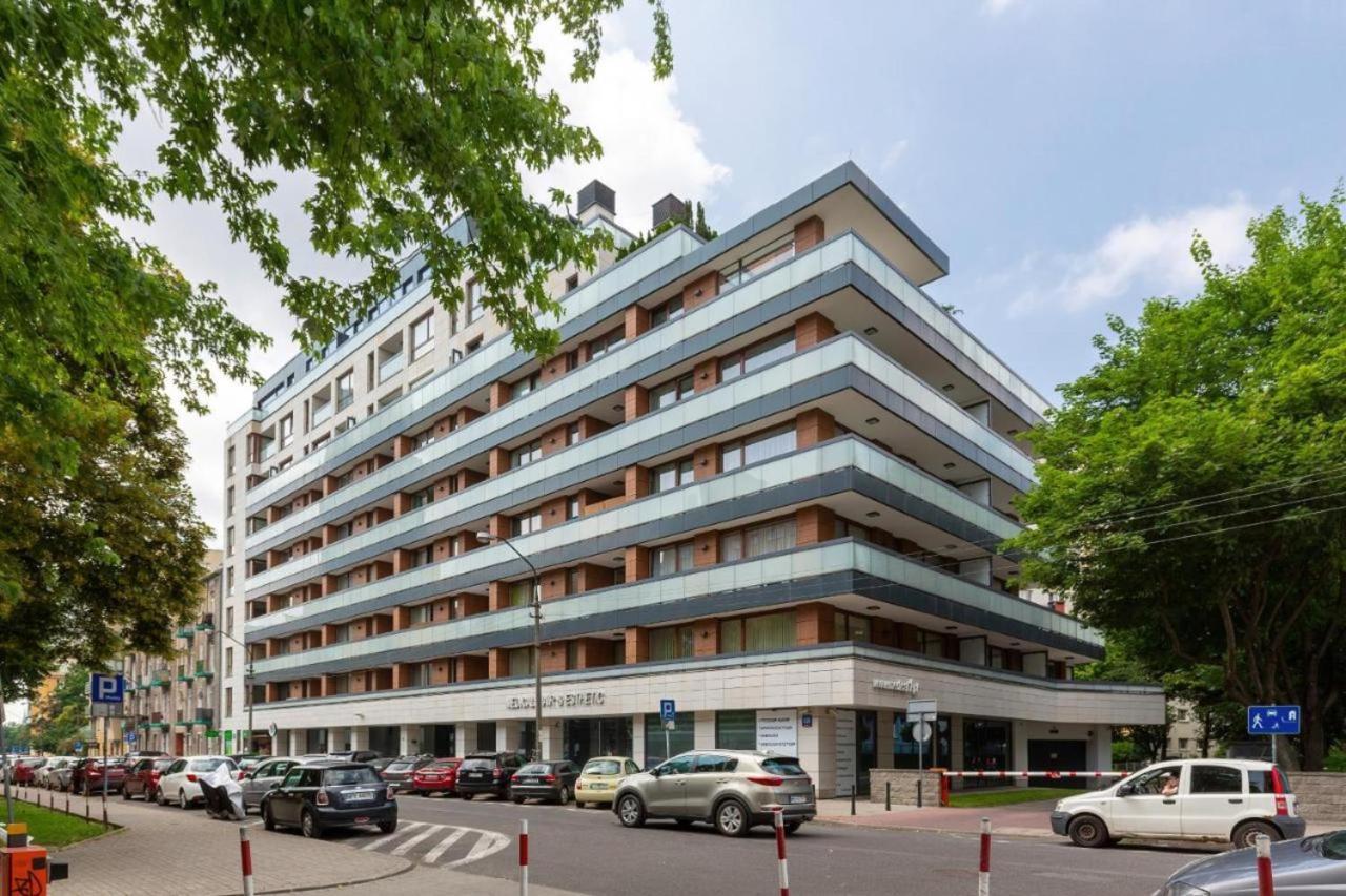 Modern Apartment Near Hilton Warsaw Exterior photo